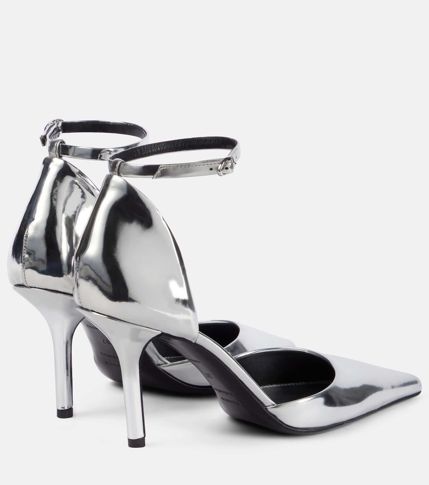 Slash 85 mirrored leather pumps - 2