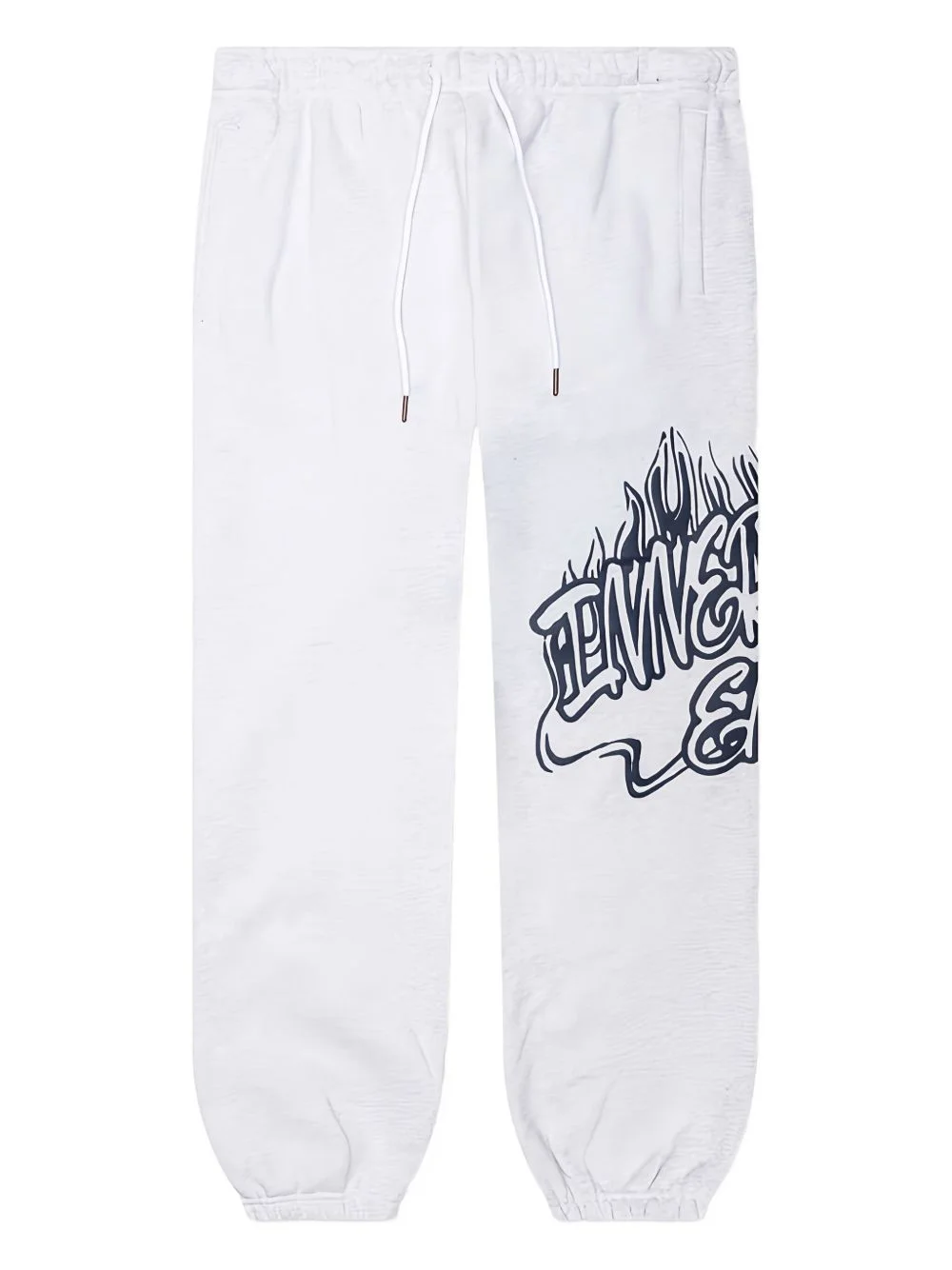 print-detail track pants - 1