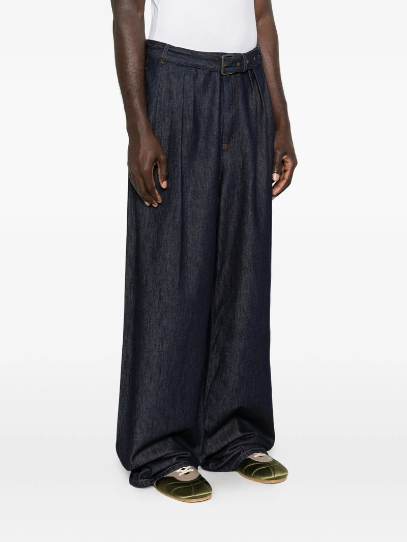 Dries Van Noten Preaches Belted Pleated Jeans 3