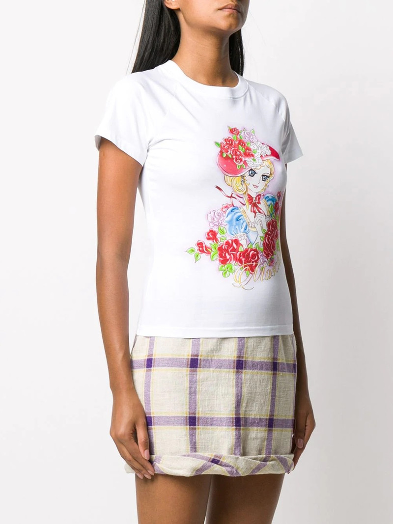 cartoon-print T-shirt 3