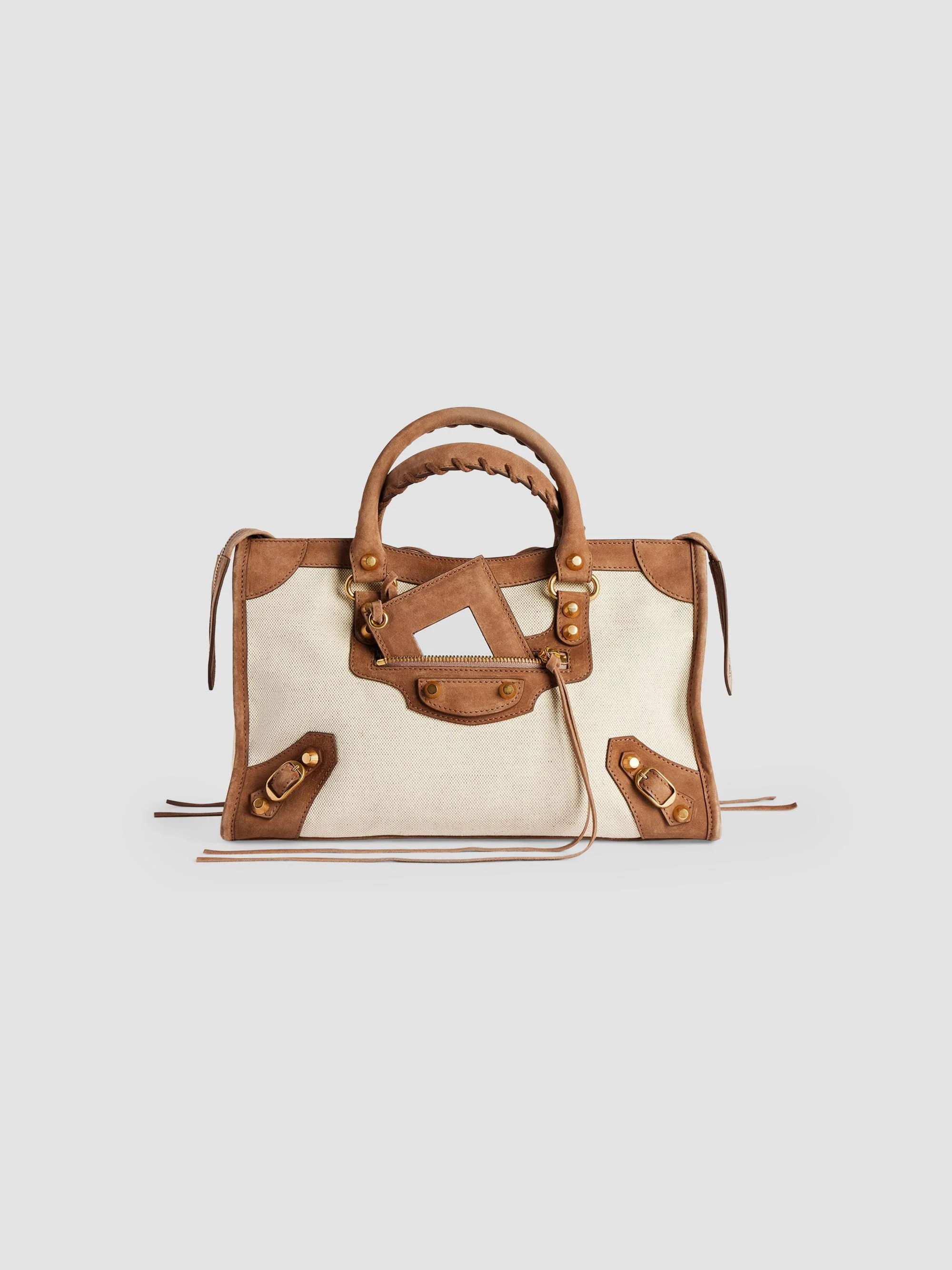 Women's Le City Top Handle Bag - Beige Camel - 1