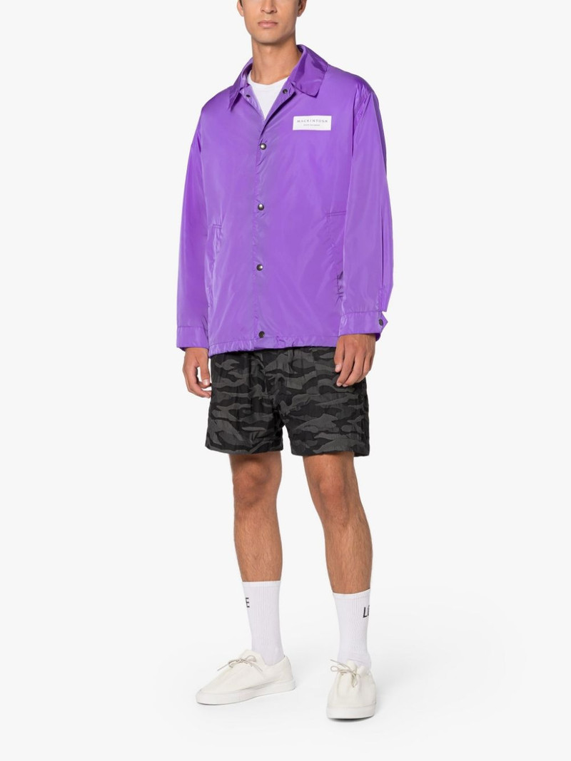 TEEMING LILAC NYLON PACKABLE COACH JACKET 3
