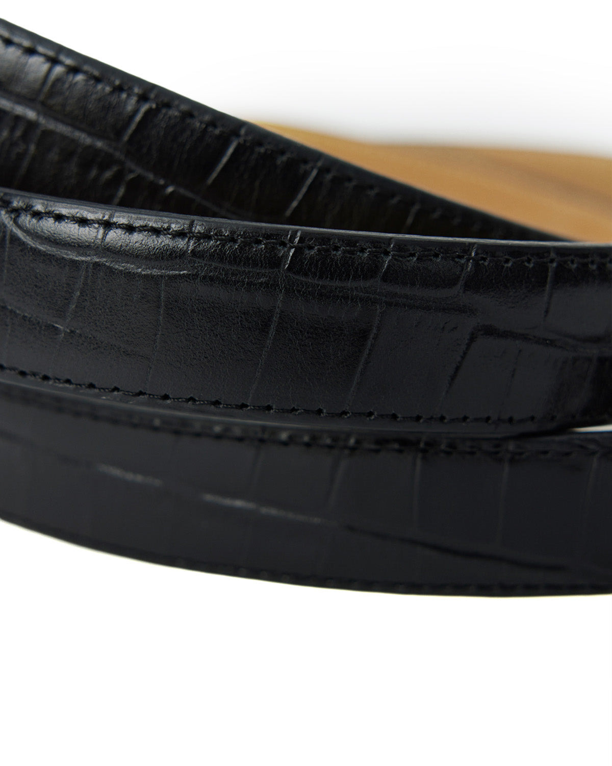 Occasion Belt Black Croc - 2