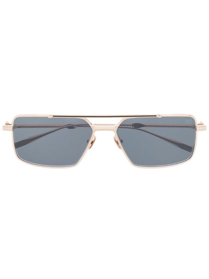 Rockstud pilot-frame sunglasses - 1