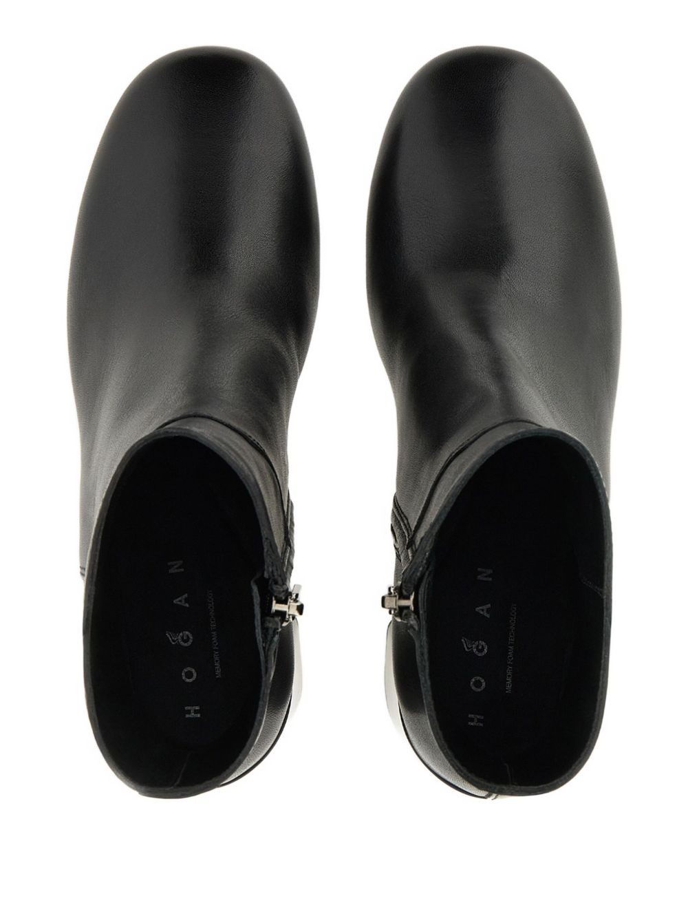90mm leather boots - 4