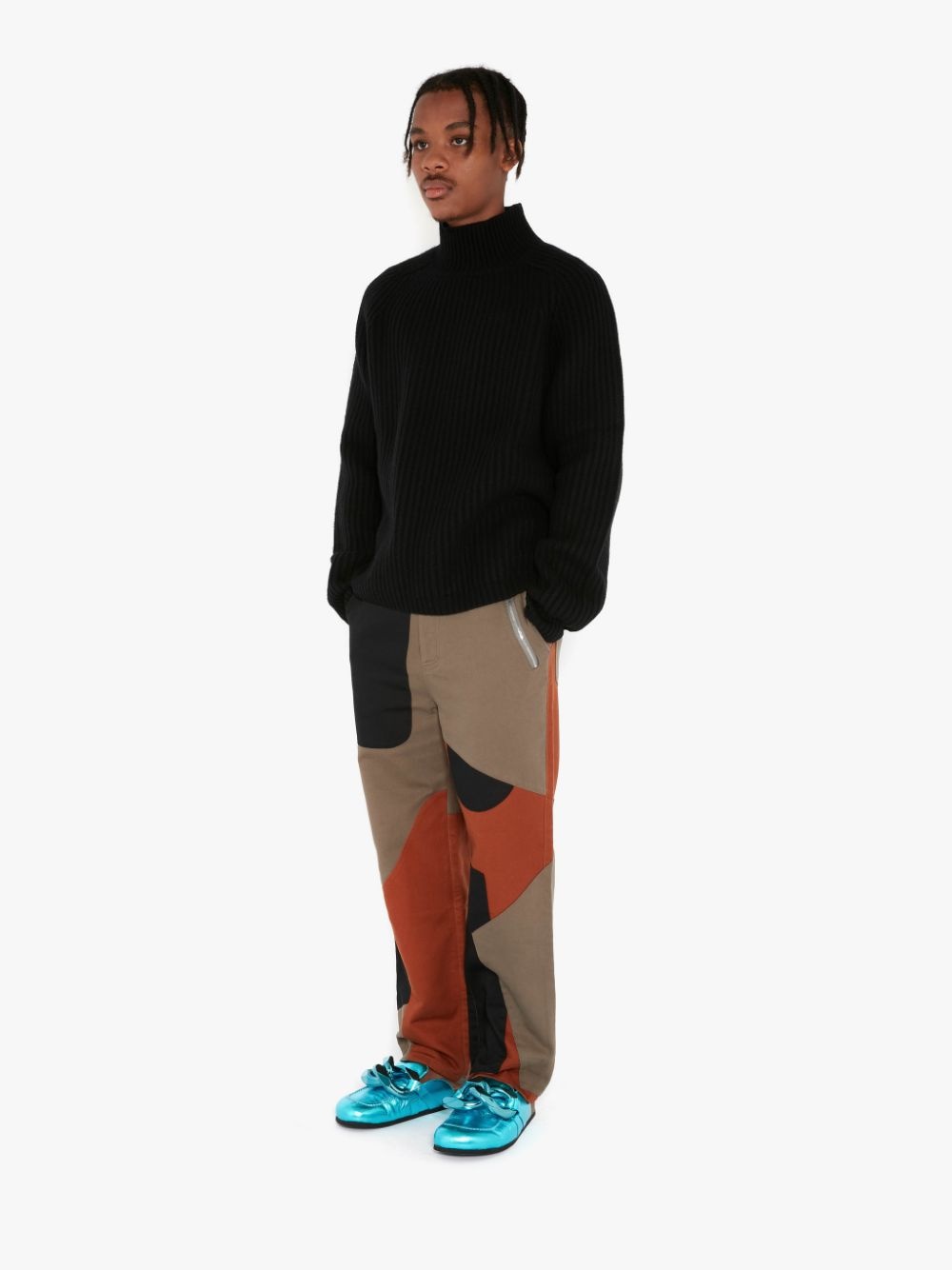 RAGLAN SLEEVE TURTLENECK JUMPER - 3