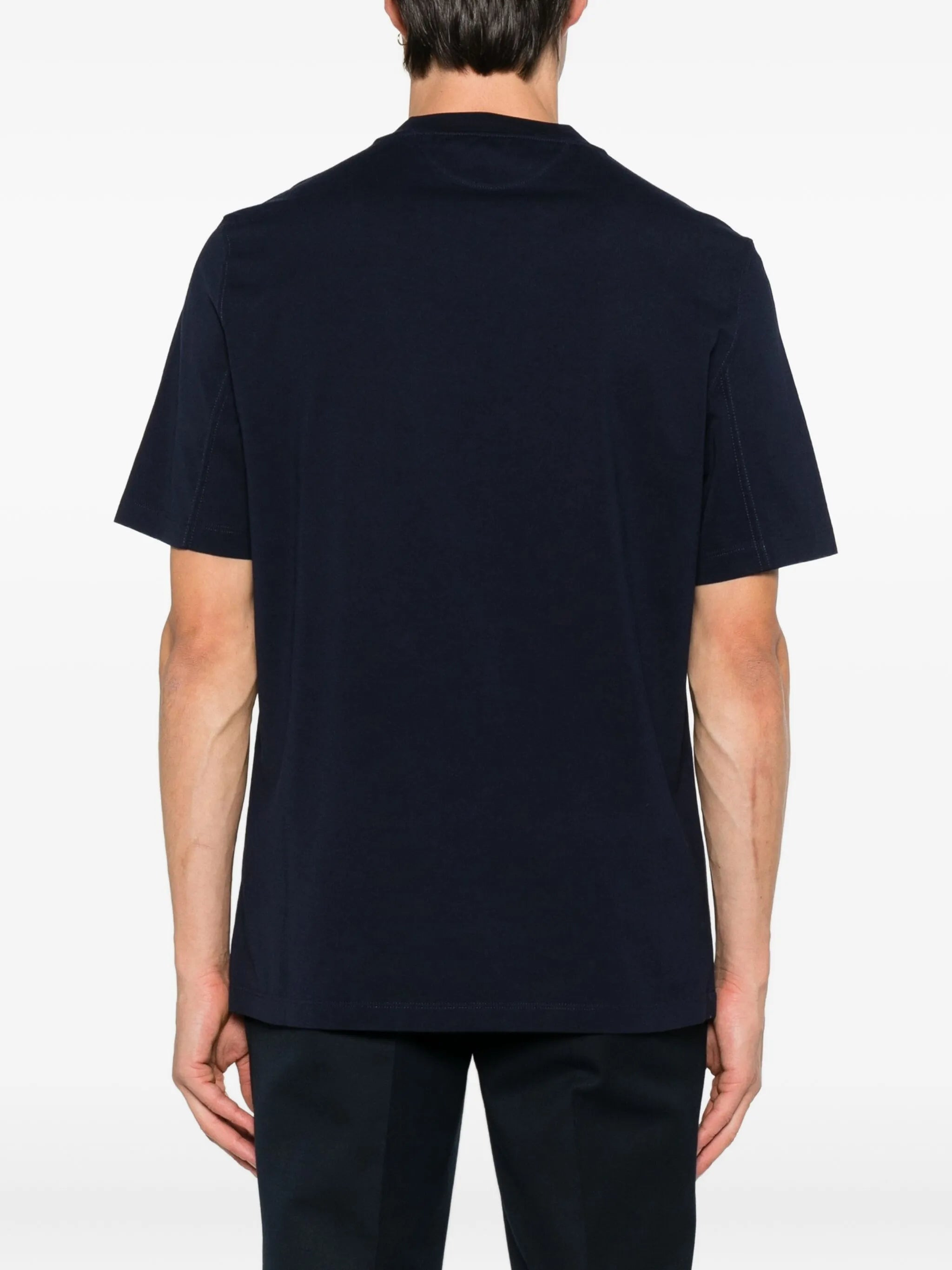 Brunello Cucinelli Logo-detail Crew-neck T-shirt - 4
