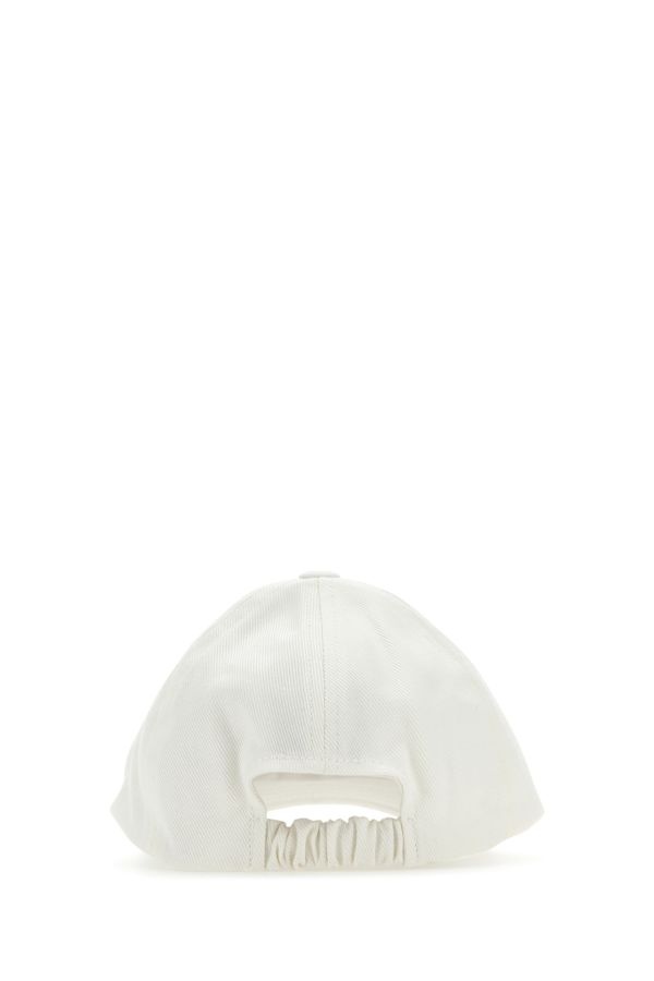 White cotton baseball cap - 3