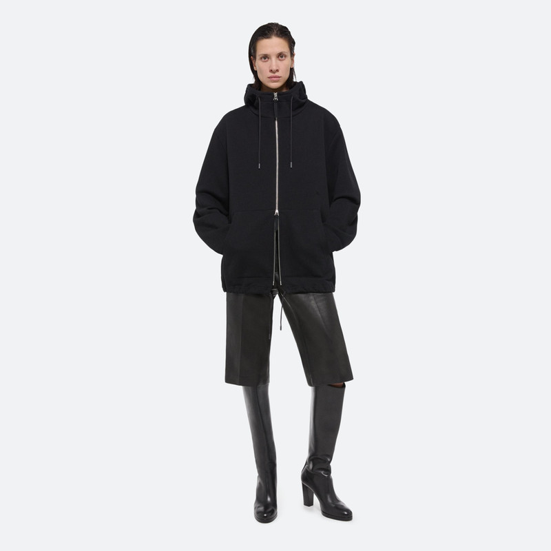 COTTON FLEECE ZIP-UP HOODIE 3