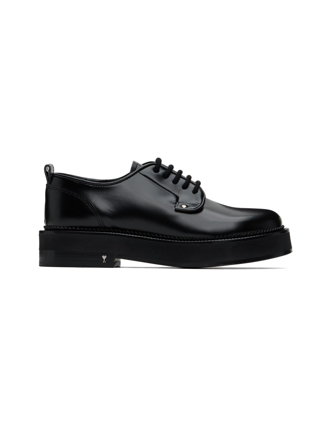 Black Anatomical Toe Derbys - 1