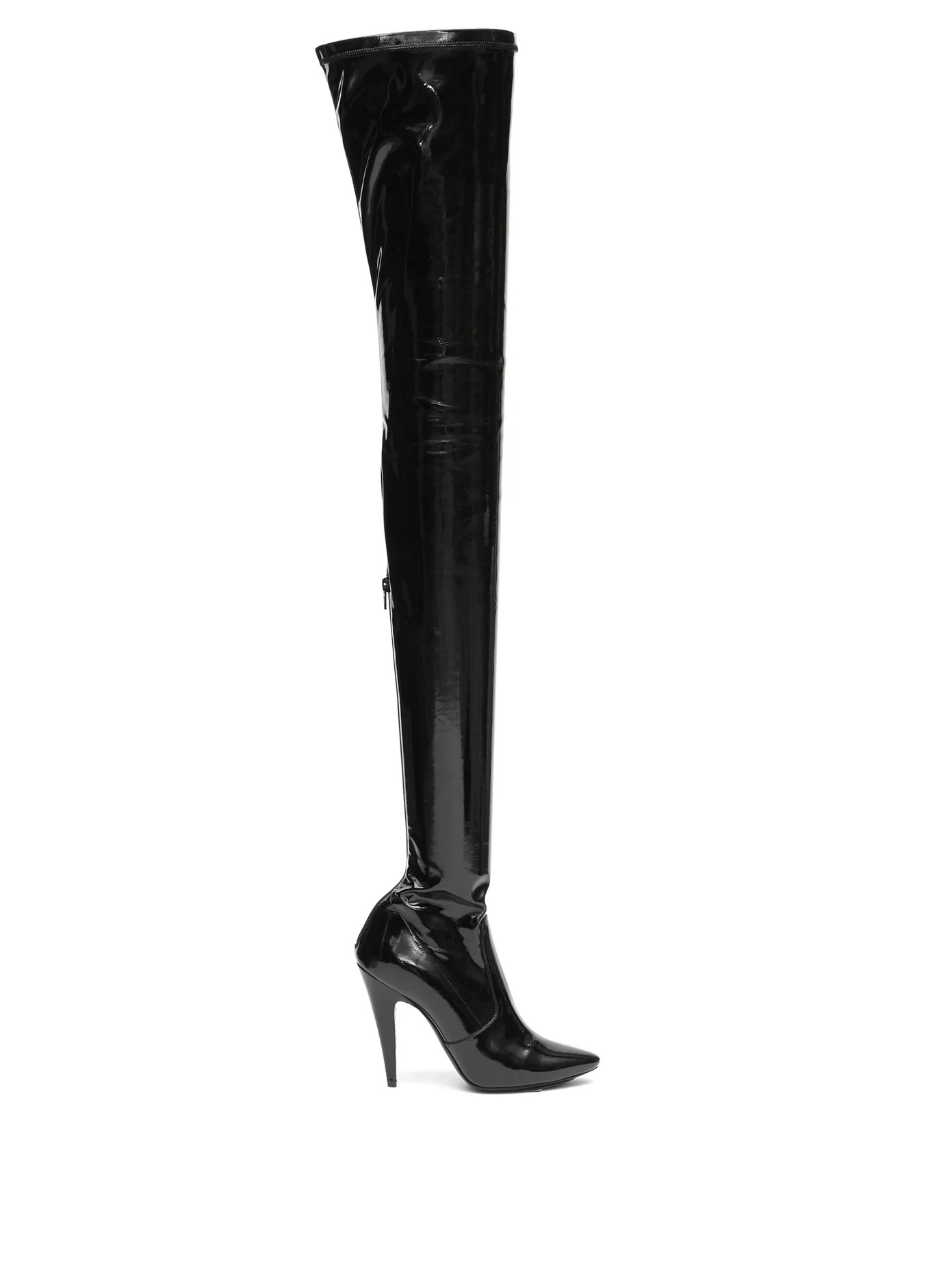 Aylah 110 over-the-knee vinyl boots - 1