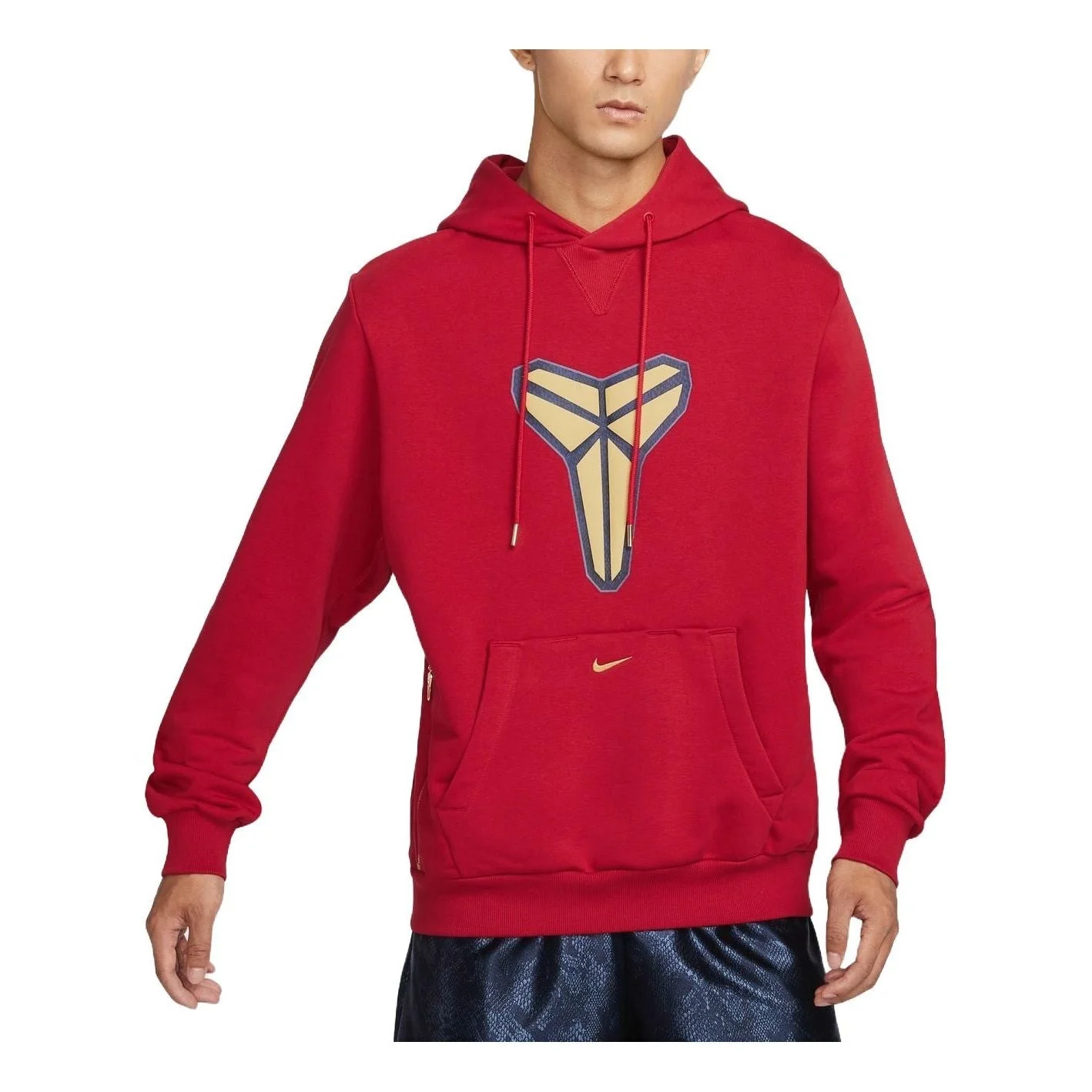 고베 남자의 말 표준 문제 풀 오버 농구 Hoodie - 1
