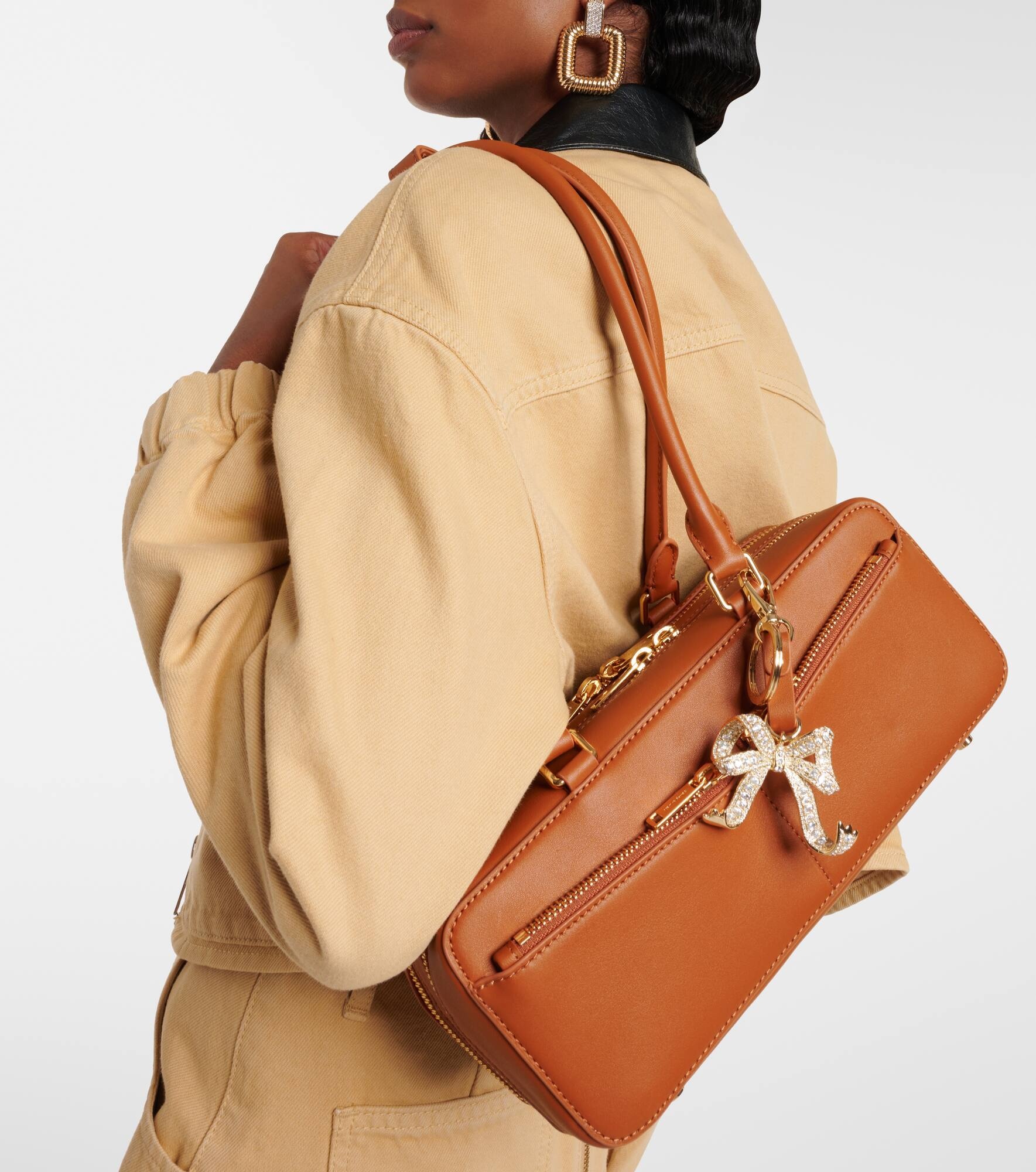 Small leather shoulder bag - 6