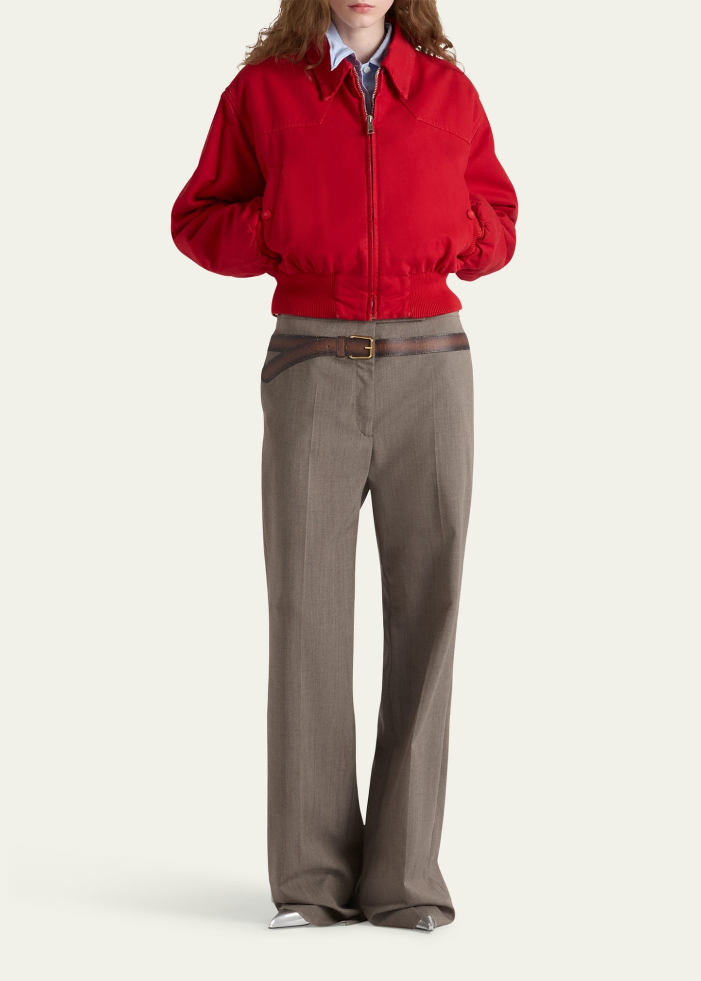 Canvas Old Bomber Jacket - 2
