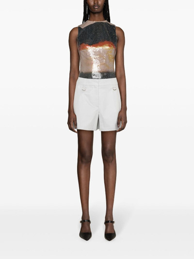 Off-White high-waisted cotton shorts outlook