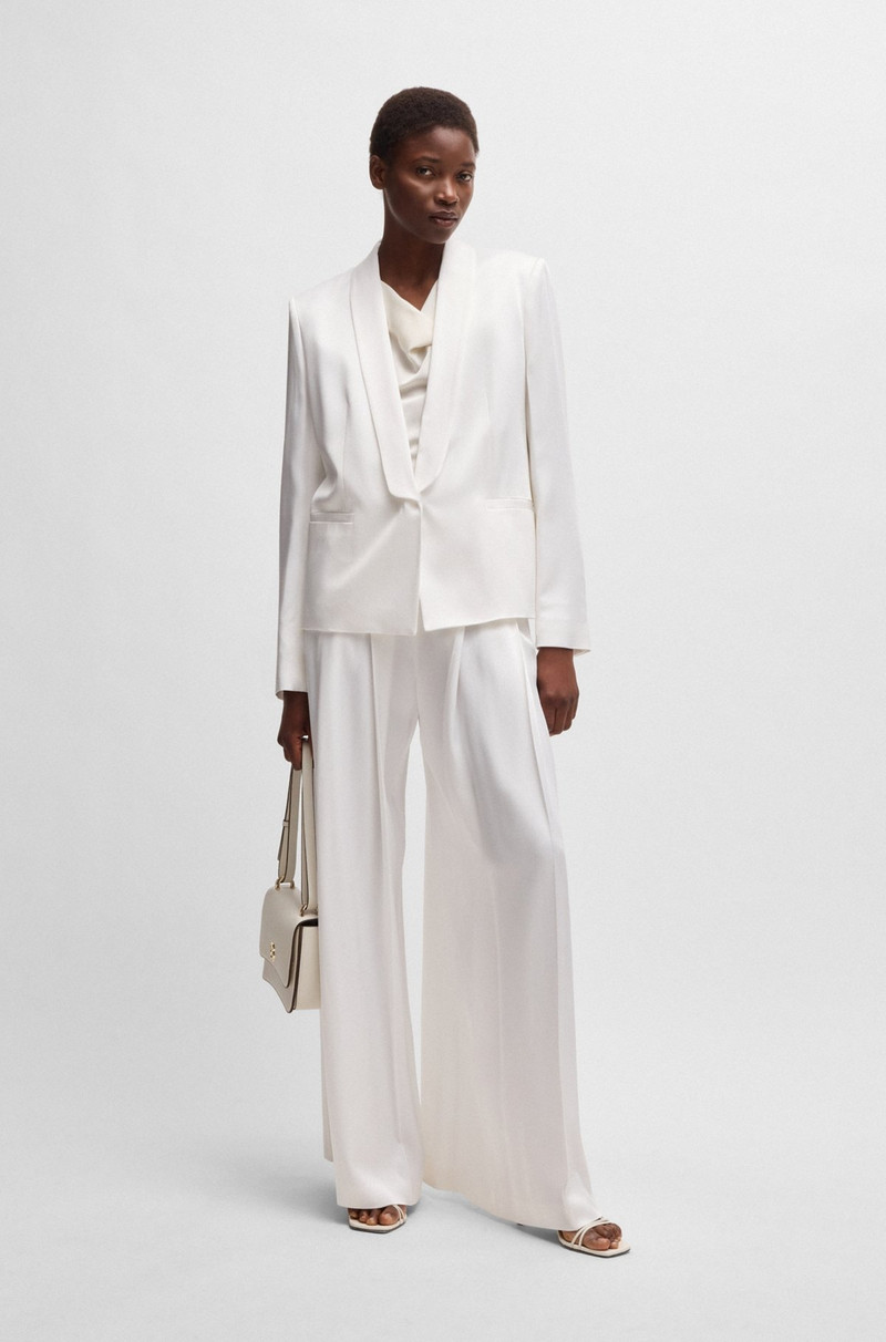 BOSS RELAXED-FIT TROUSERS WITH FRONT PLEATS outlook