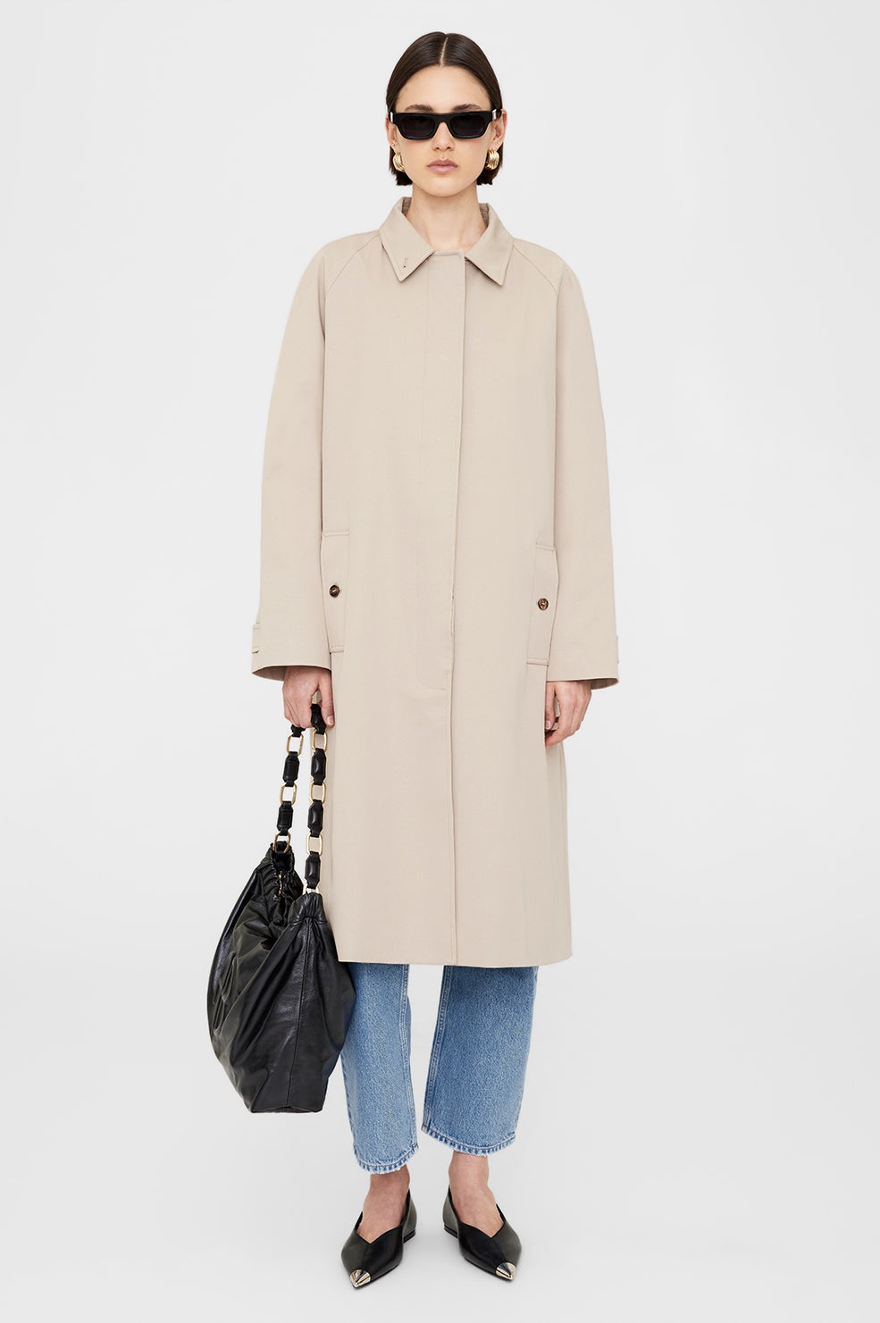 Randy Oversized Trench - Beige - 5