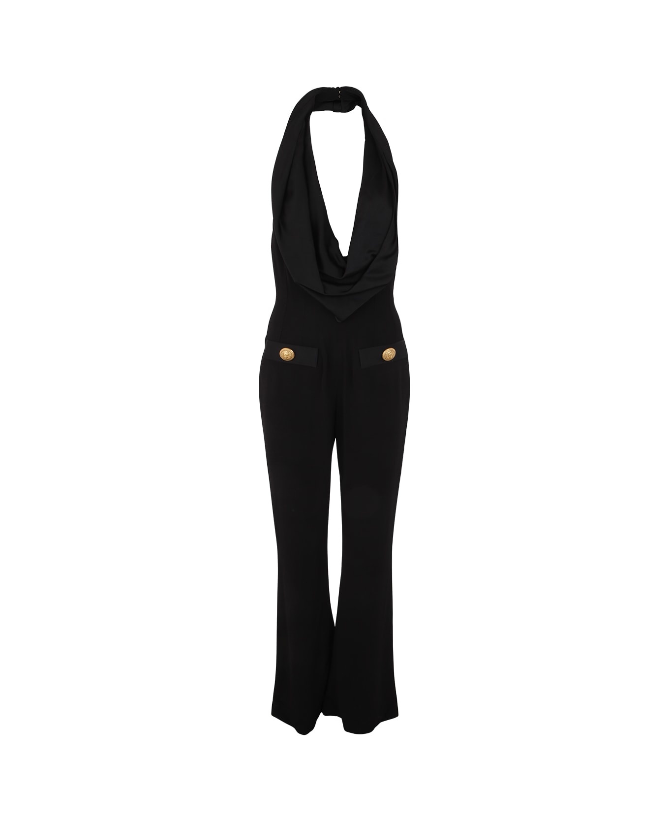 Jumpsuit With Denuded Shoulders - 1