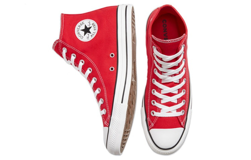 Converse Converse Chuck Taylor All Star High 'Smiley - University Red' 167069F outlook