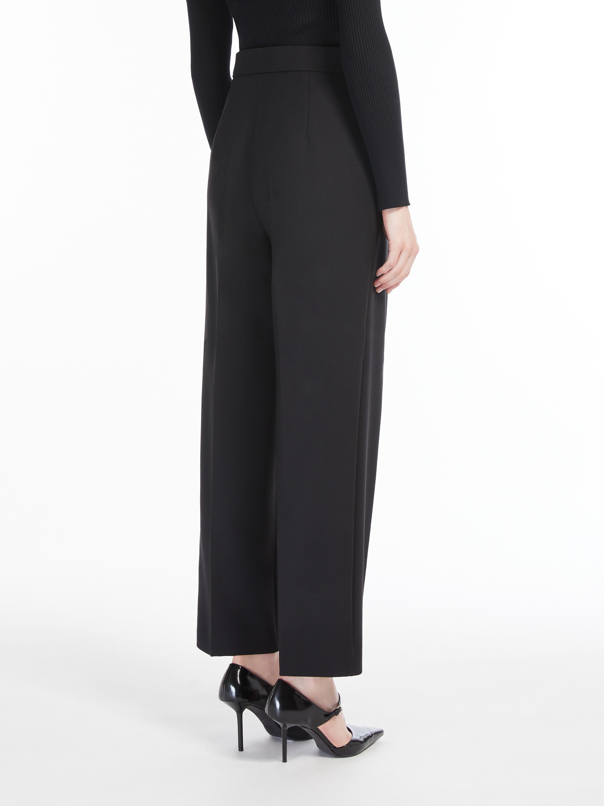 VERBANO Slim-fit, stretch-wool trousers - 4