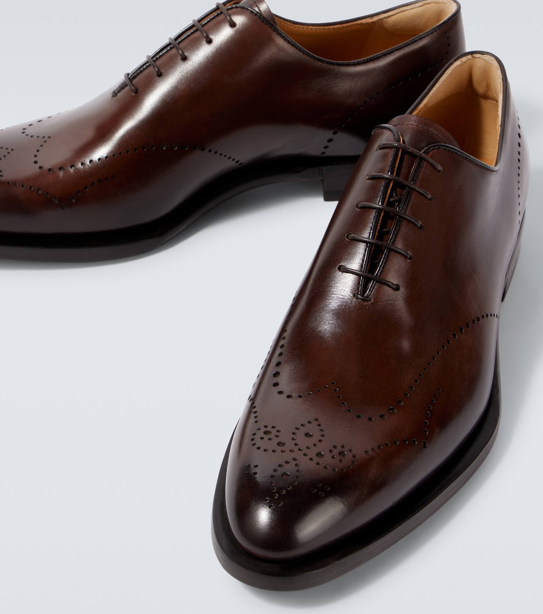 Ajouré Equilibre Venezia leather Oxford shoes - 3