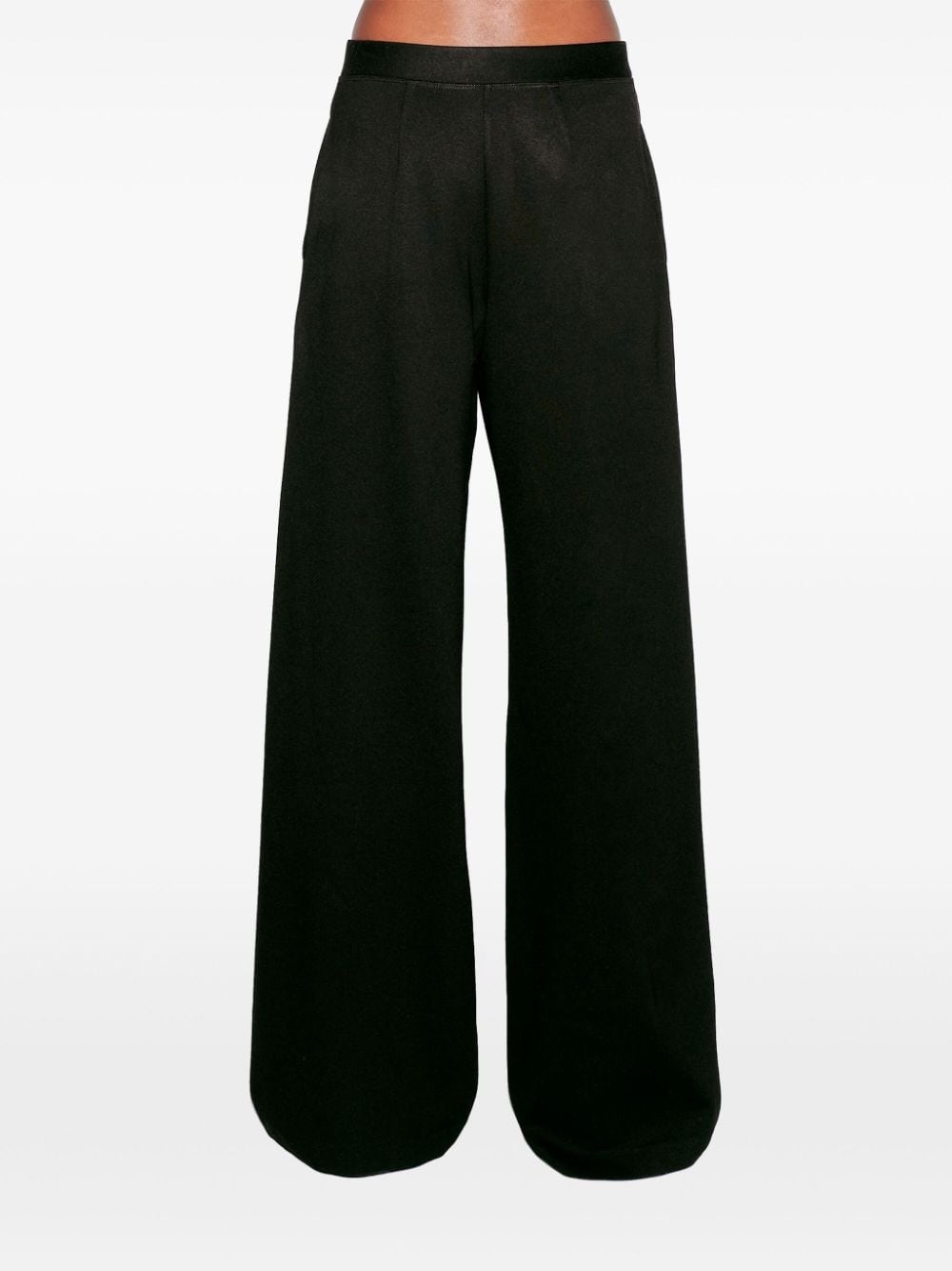 stretch-cotton straight-leg trousers - 6