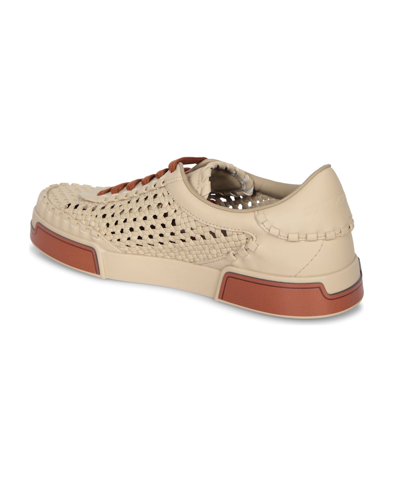 Cappuccino Leather Portofino Sneakers - 3