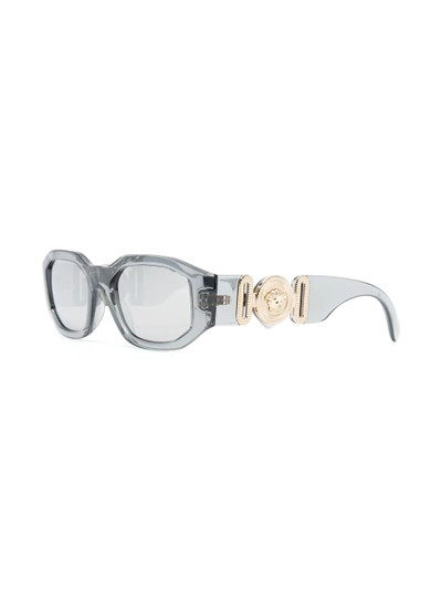 VERSACE Medusa Biggie oval-frame sunglasses outlook