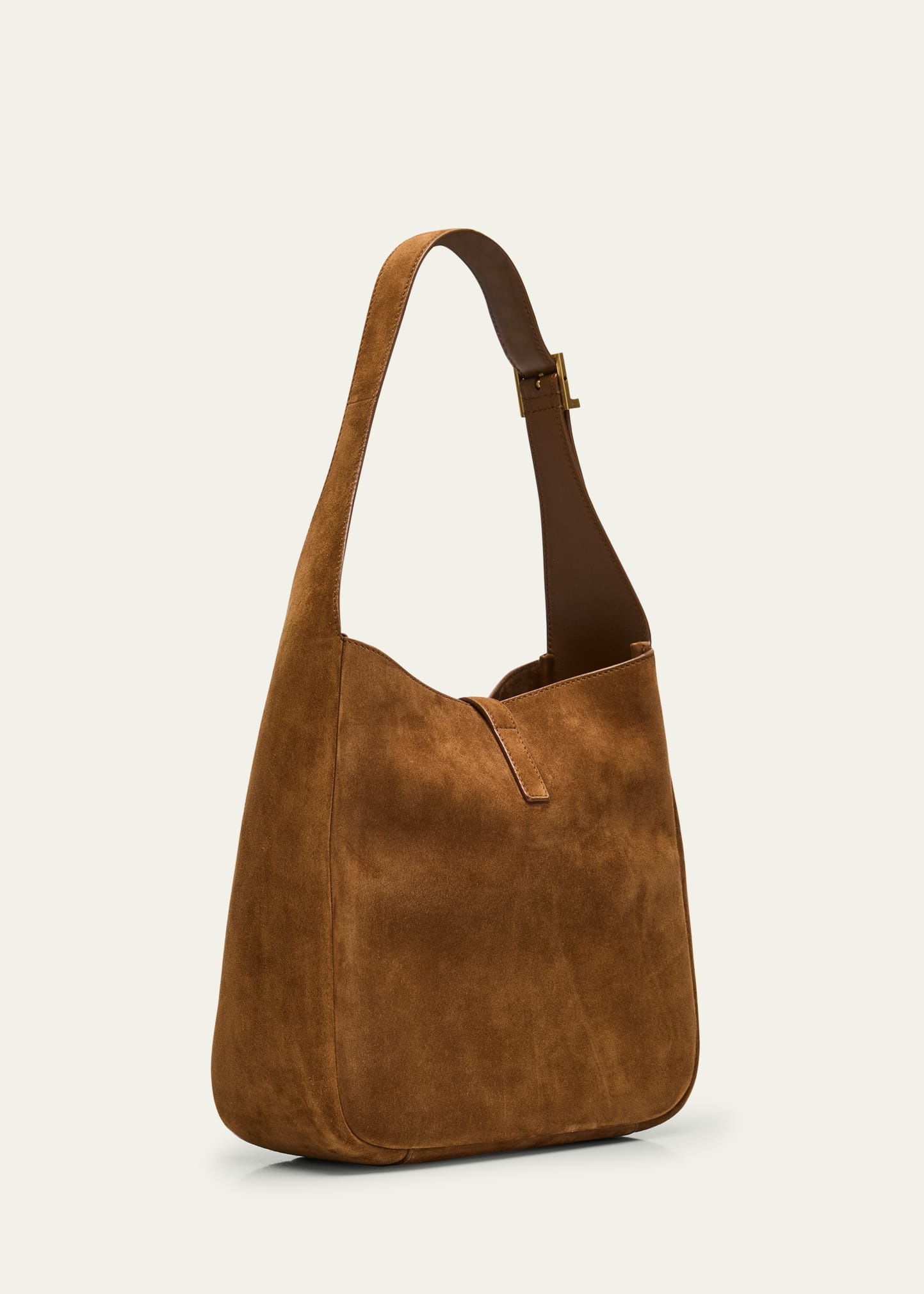 Le 5 A 7 Small Suede Hobo Shoulder Bag - 3