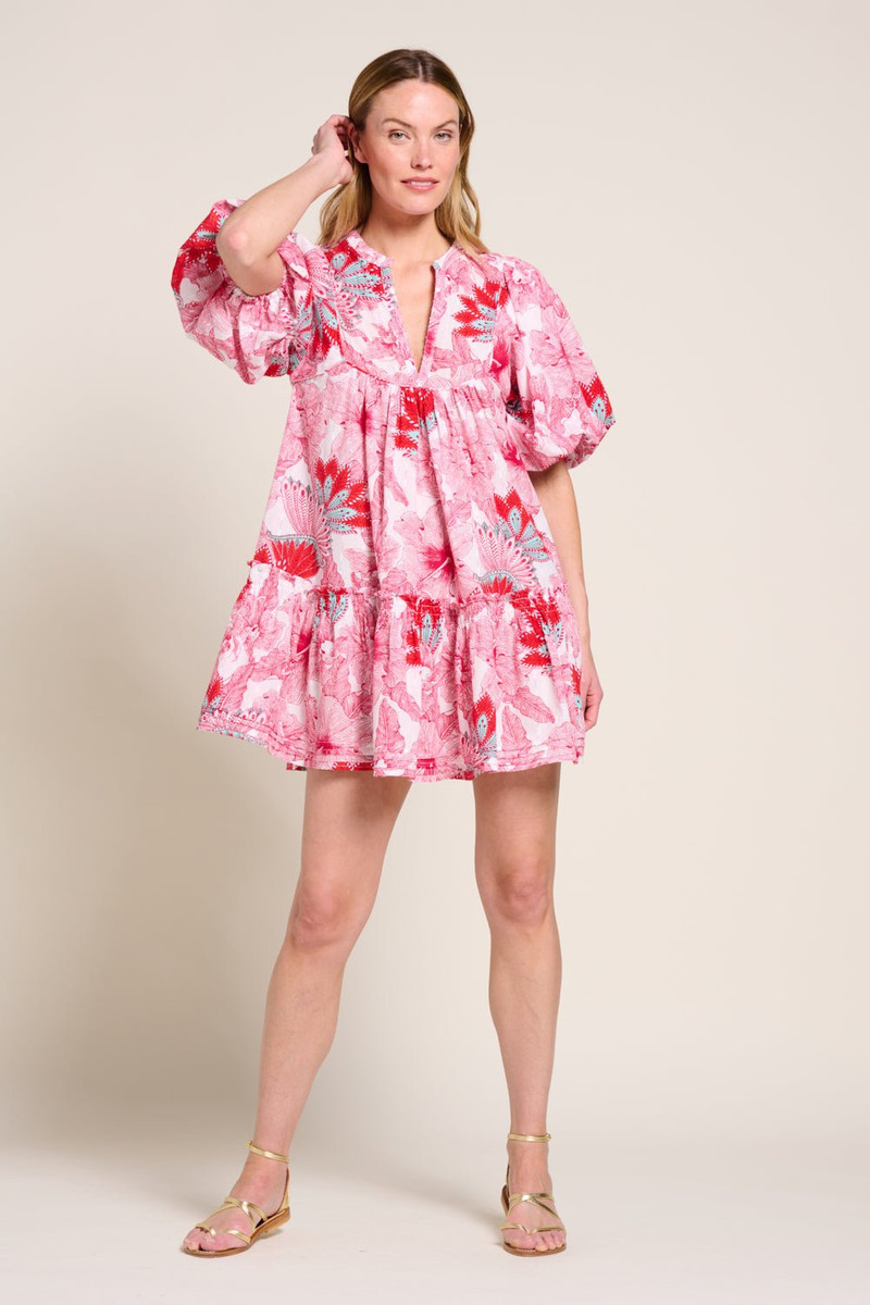 Mini Dress Cruz - Pink Padang 1