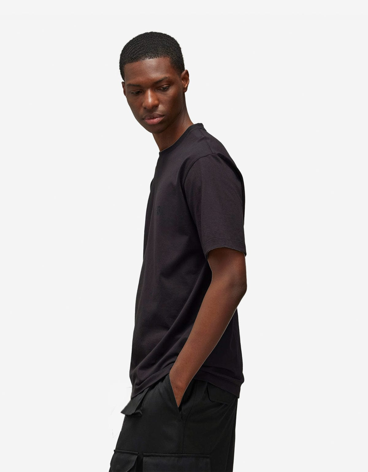 Y-3 Black Logo T-Shirt - 5