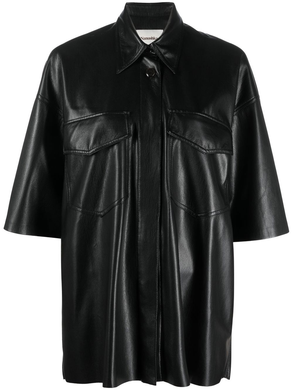 Roque faux-leather shirt - 1