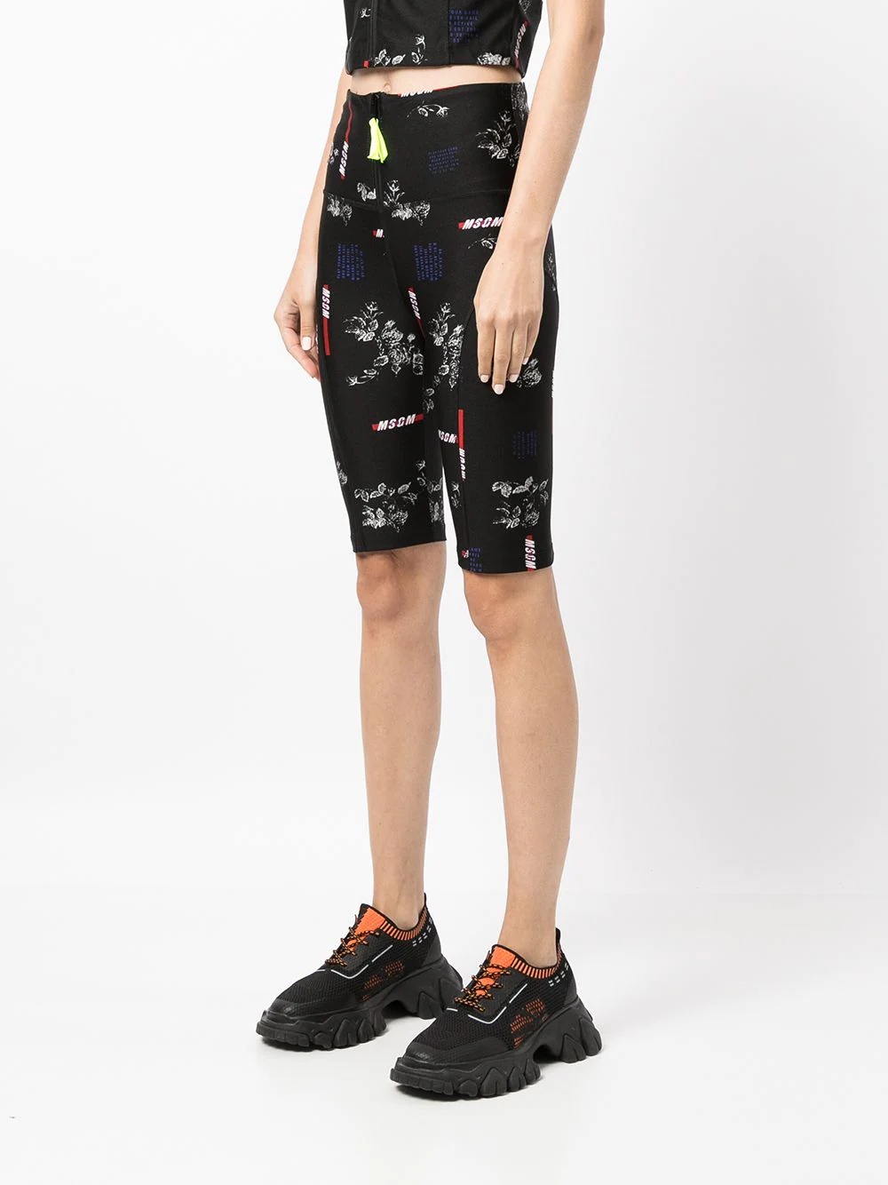 graphic-print cycling shorts - 3