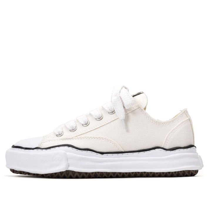 Maison MIHARA YASUHIRO PETERSON OG Sole Canvas Low 'White Cream' A01FW702-WHT - 1