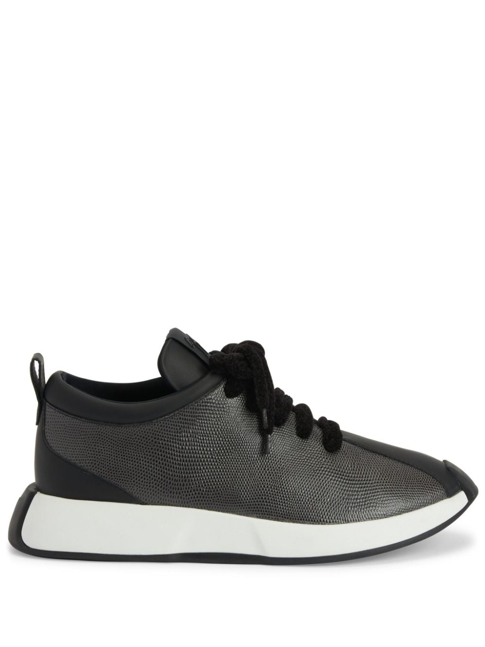 Ferox panelled leather sneakers - 1