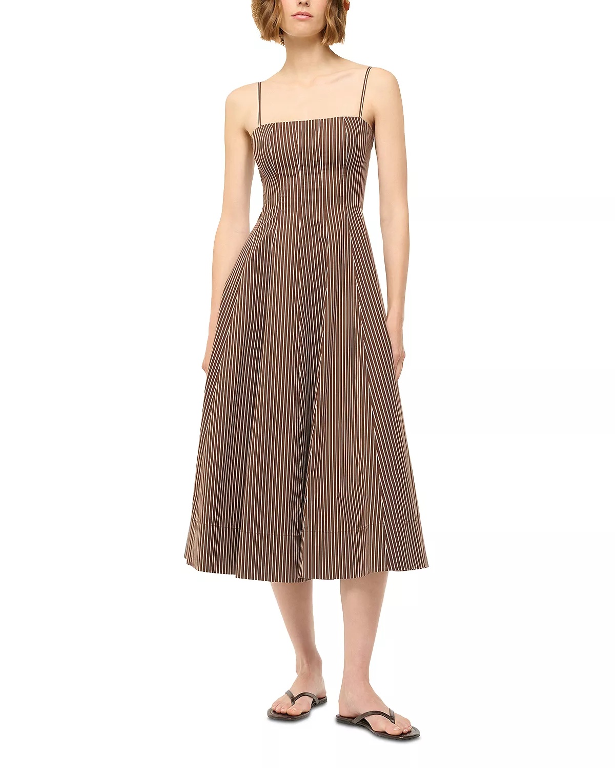 Wylie Striped Midi Dress - 5