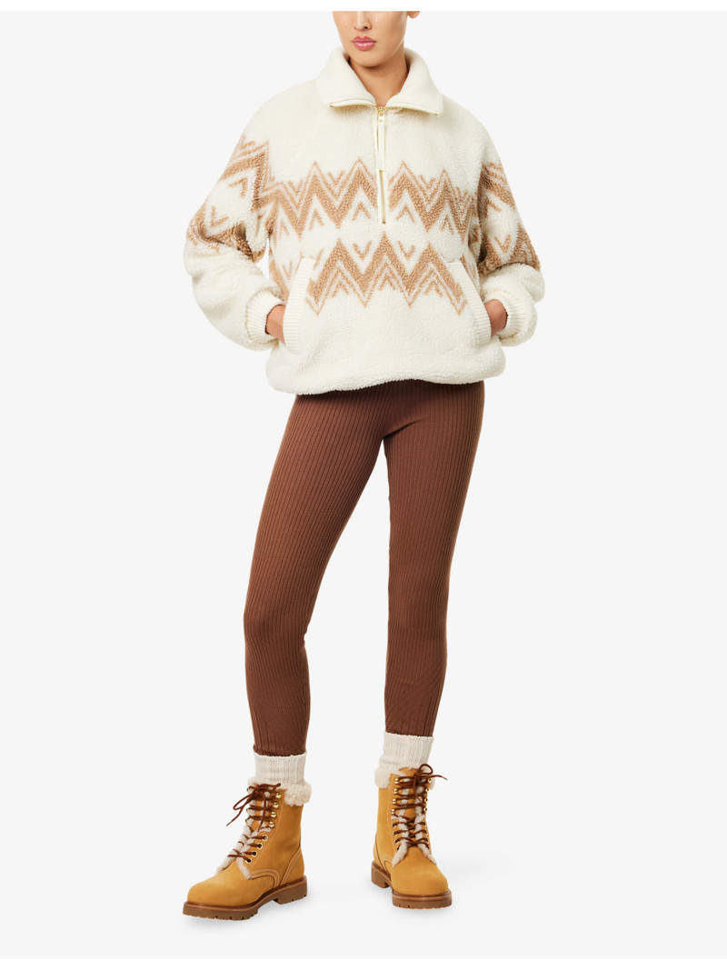 VARLEY Hendrik Relaxed-Fit Sherpa Sweatshirt outlook