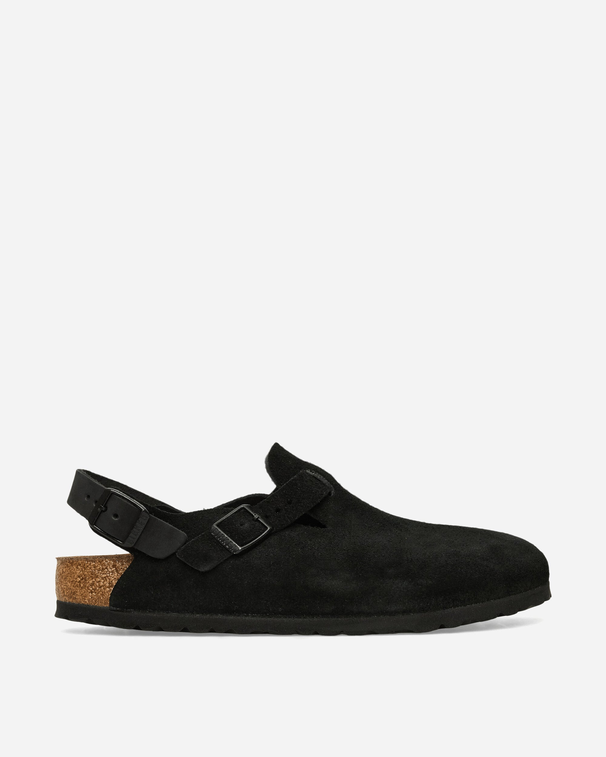 Tokio Suede Sandals Black - 1