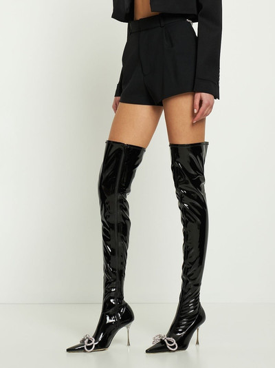 MACH & MACH 100mm Patent over-the-knee boots outlook