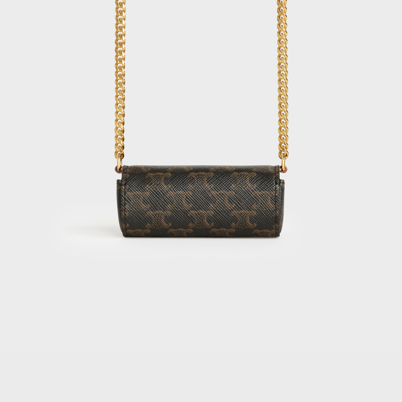 Lipstick case in Triomphe Canvas 3