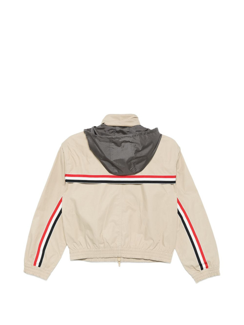Thom Browne zip-up hooded jacket outlook