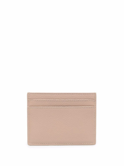 SAINT LAURENT logo-plaque leather cardholder outlook