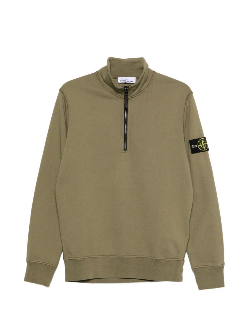 half zip long-sleeve sweatshirt 1