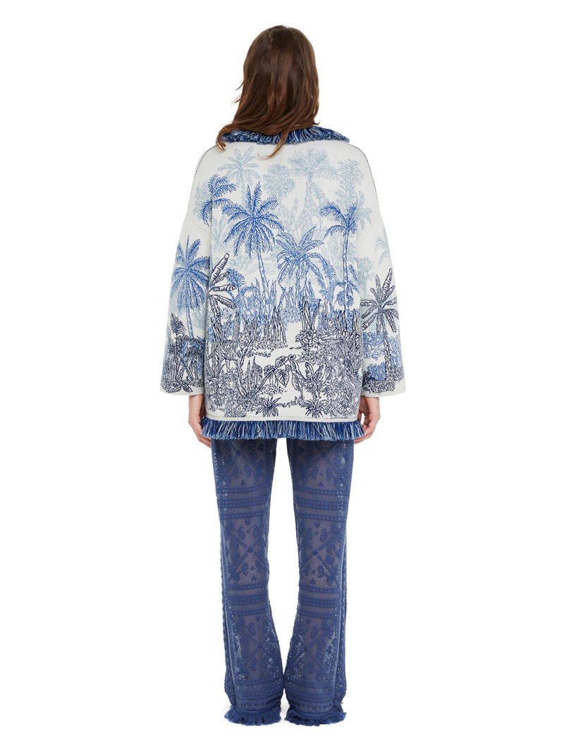Jungle Toile De Jouy Cardigan 7