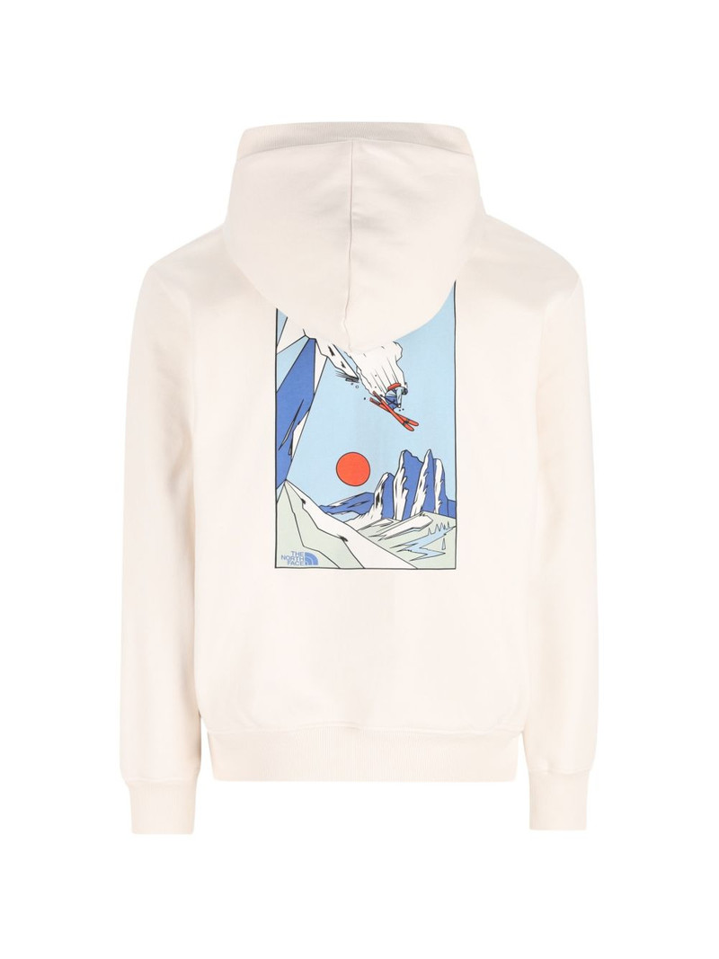 The North Face graphic-print hoodie outlook