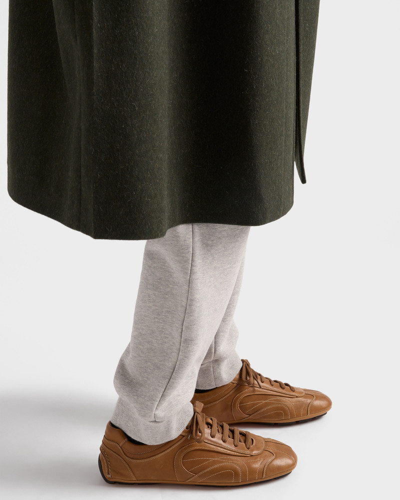 Prada Antiqued nappa leather sneakers outlook