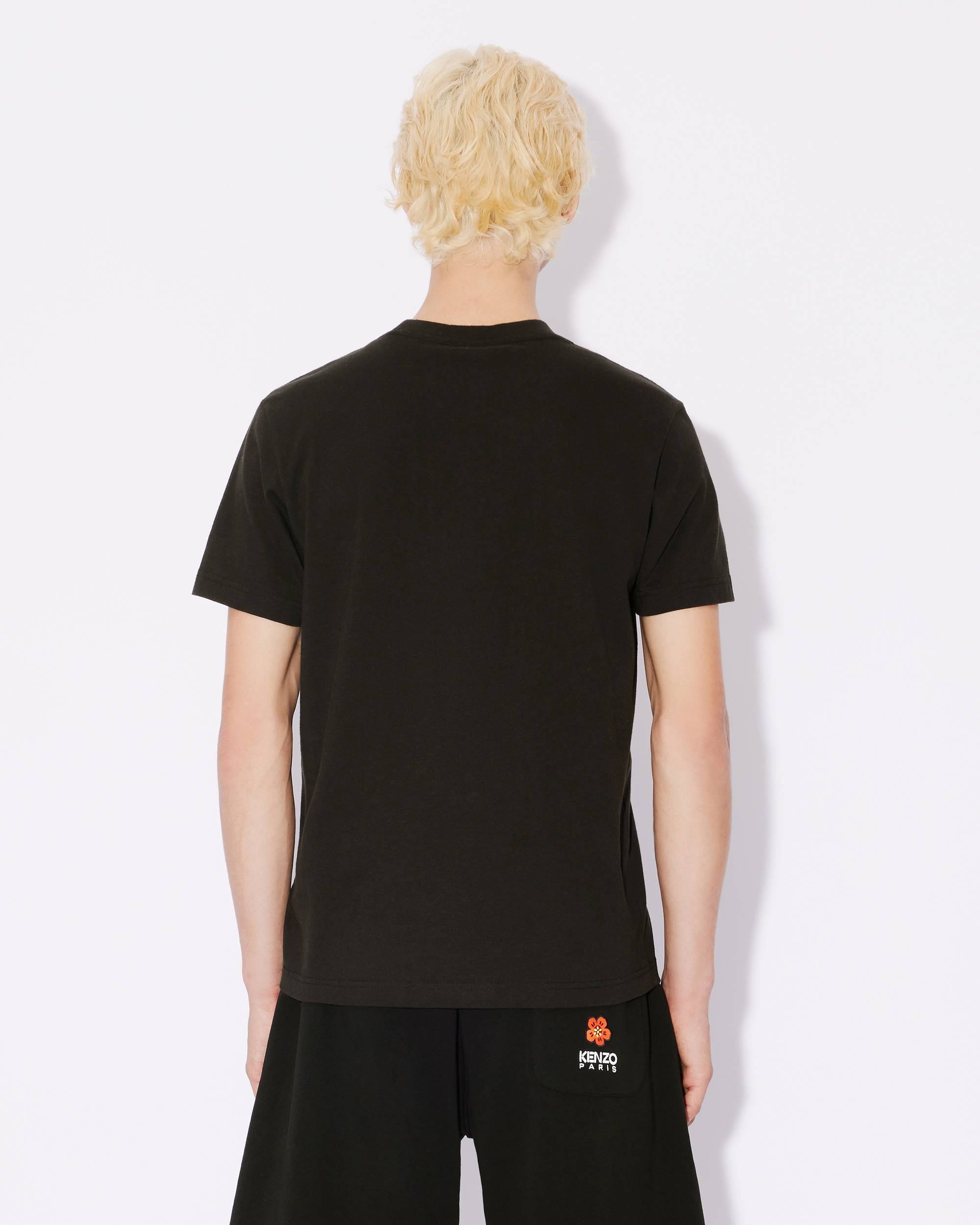 'KENZO Drawn Varsity' embroidered slim T-shirt - 4