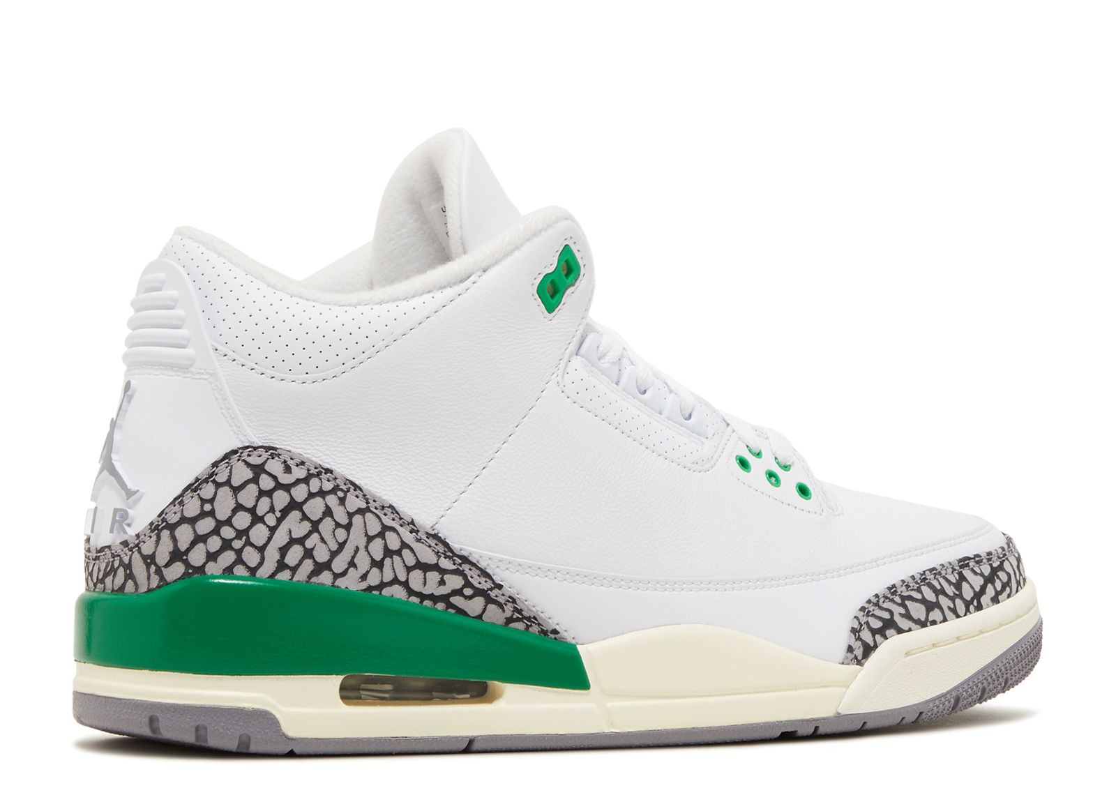 WMNS JORDAN 3 RETRO 'LUCKY GREEN' - 3