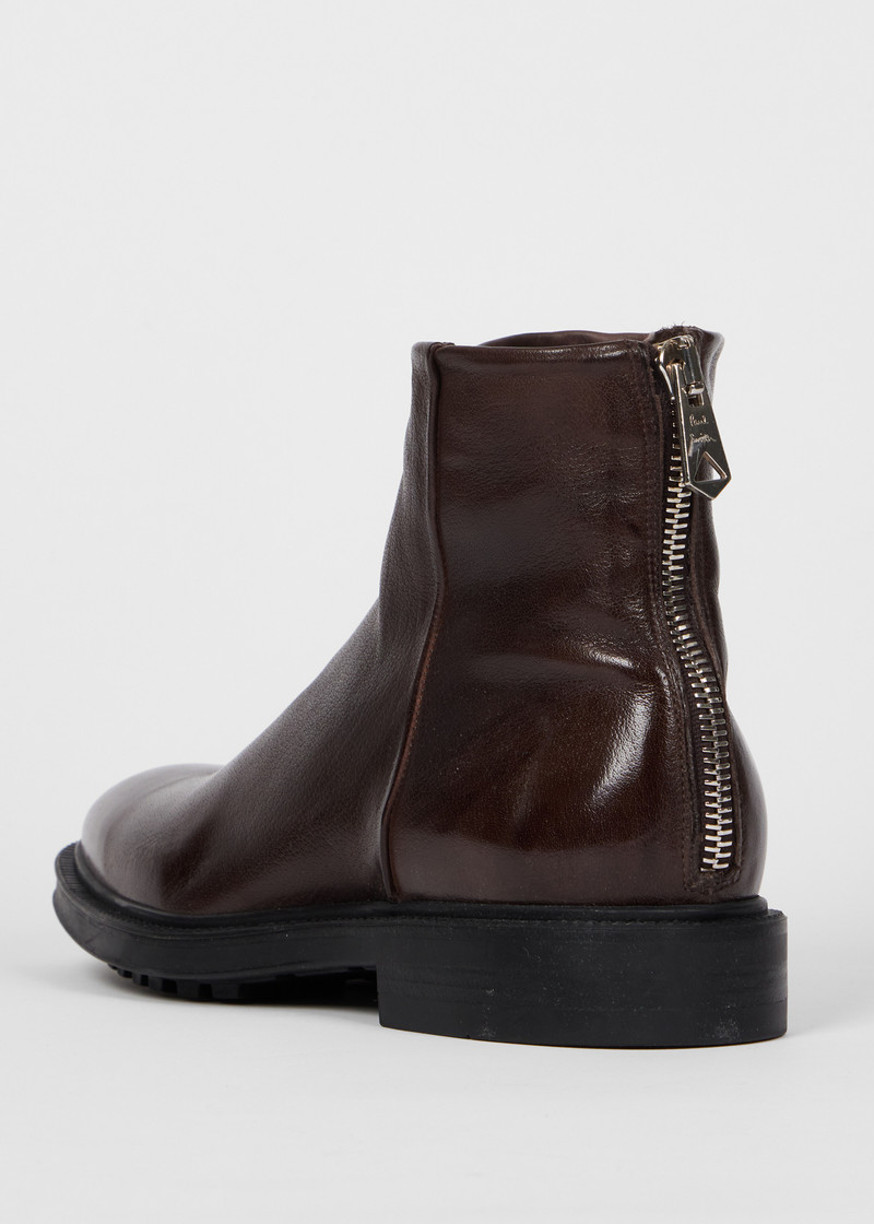 Brown Leather 'Nik' Boots 3