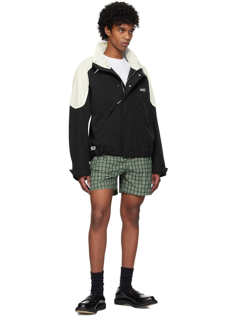 Kijun Black & Off-White 'Odyssey' Shell Jacket outlook